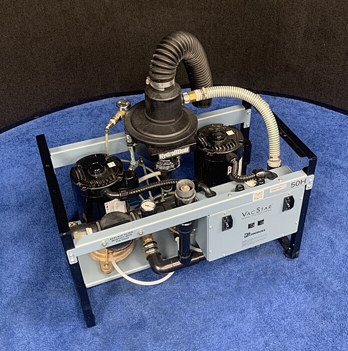 Air Techniques VacStar 50H Dental Dual Head Vacuum System w/ HydroMiser (4 User)