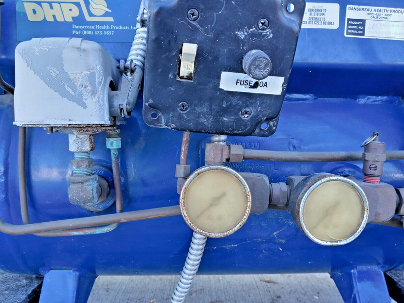 DHP Silent Flow 1 HP Dental Oil-Less Dental Air Compressor , 240V / Works gallery