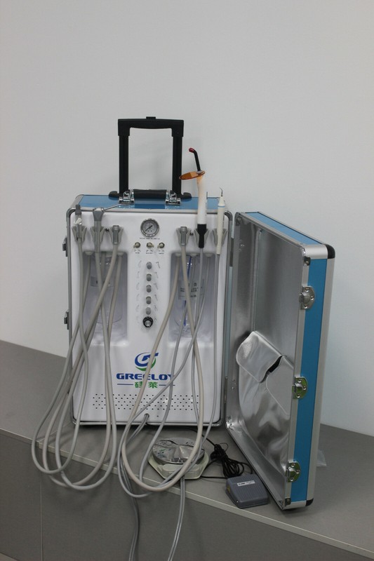 GU-P206S Dental Unit(Curing Light+Scaler)+Dental Chair P109+ Free Low Handpieces gallery