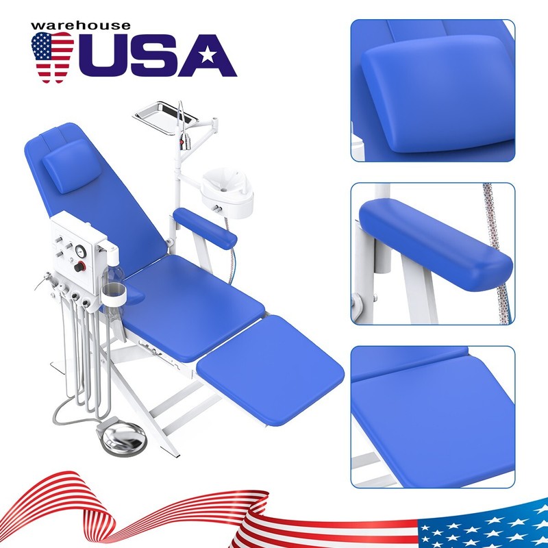 24L Portable Dental Air Compressor Oil Free Silent Air Pump/Dental Folding Chair
