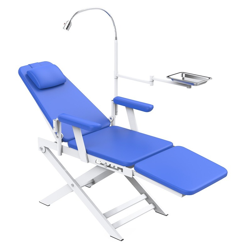 Portable Dental Mobile Delivery Unit Air Compressor Suction/Chair/Hnapiece Kit