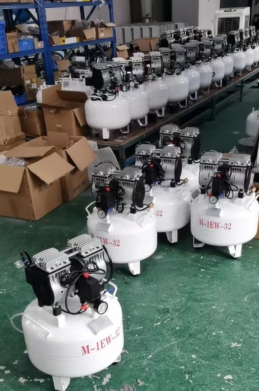 Silent 32L Dental Electric Oil-free Air Compressor M-1EW-32 for One Dental Chair gallery