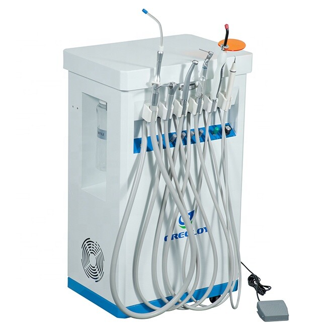Dental Portable Treatment Unit Air Compressor GU-P209+Scaler LED Curing Light 2H gallery