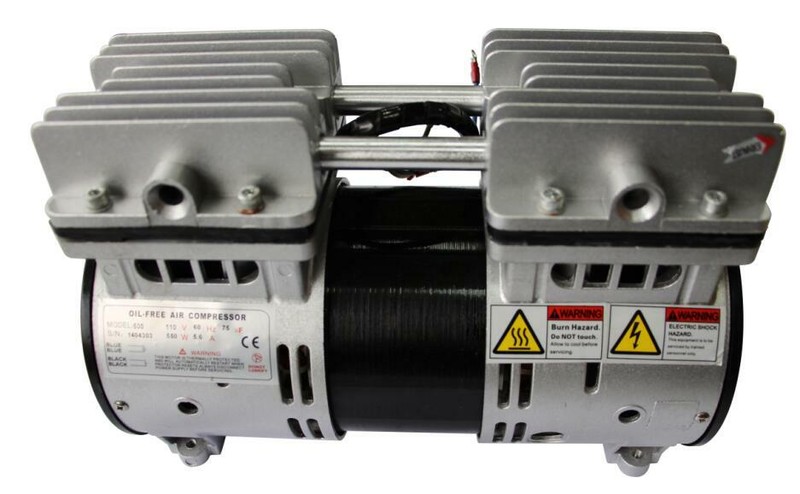 550W Noiseless Oil Free Dental Air Compressor Oilless Motor Turbine Unit