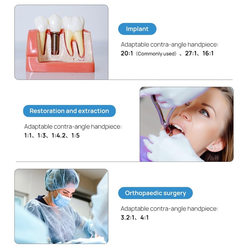 Portable Dental Delivery Unit Compressor/LED Implant motor quirúrgico/Autoclave gallery