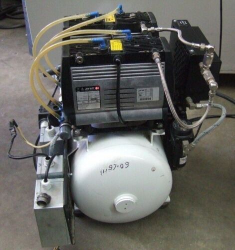 JUN-AIR CustomAir Model CA-823-D Dental Air Compressor Dual Head OF302 Oil Free gallery