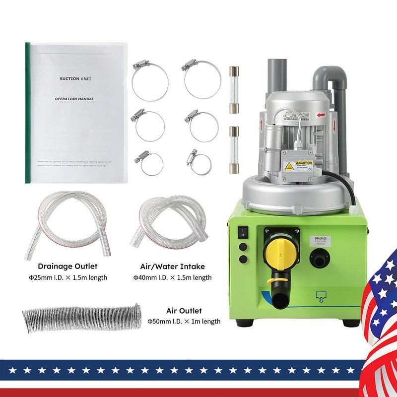 Dental Electric Suction Machine Vacuum System Strong Saliva Dry Vacuum Pump gallery