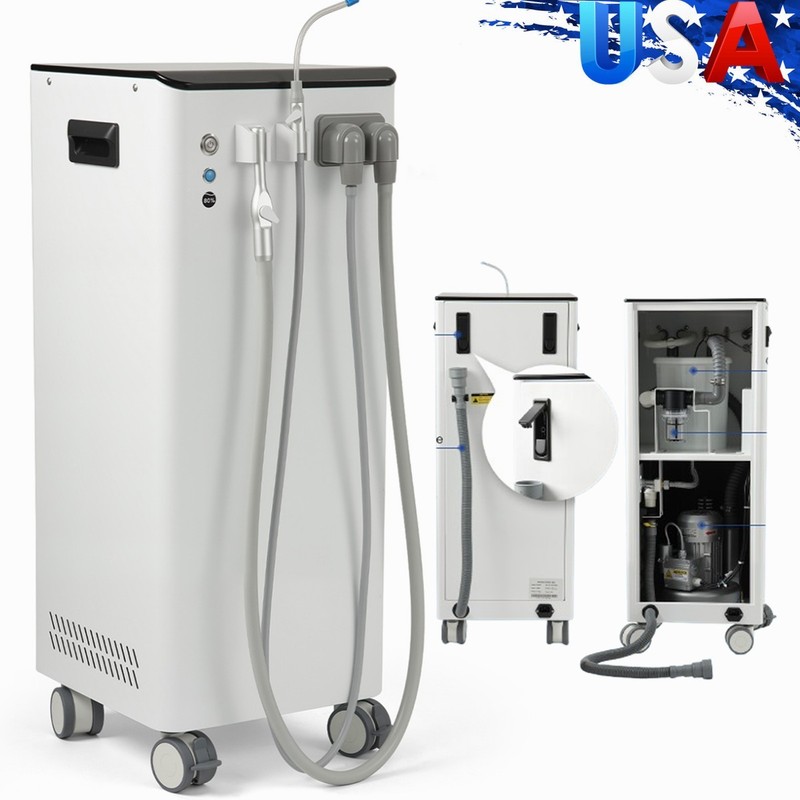 Portable Dental Suction System Mobile Vacuum Pump with Strong &Weak Suction gallery