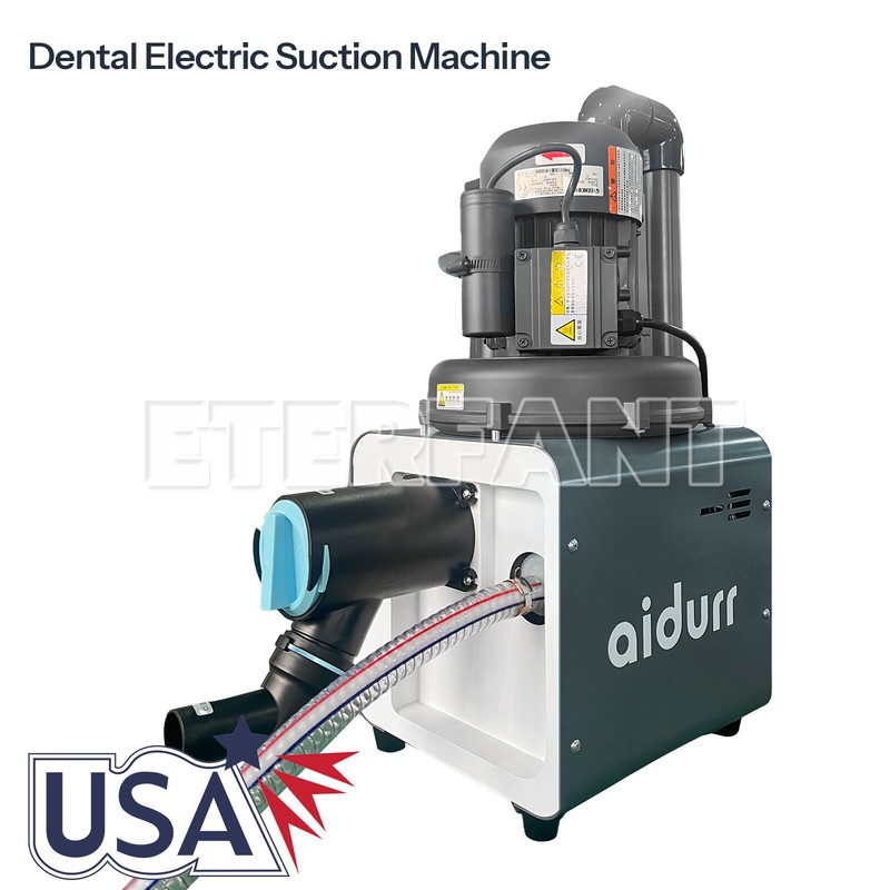 Dental Suction Machine Vacuum System/Silent Oil-Free Air Compressor Portable 25L