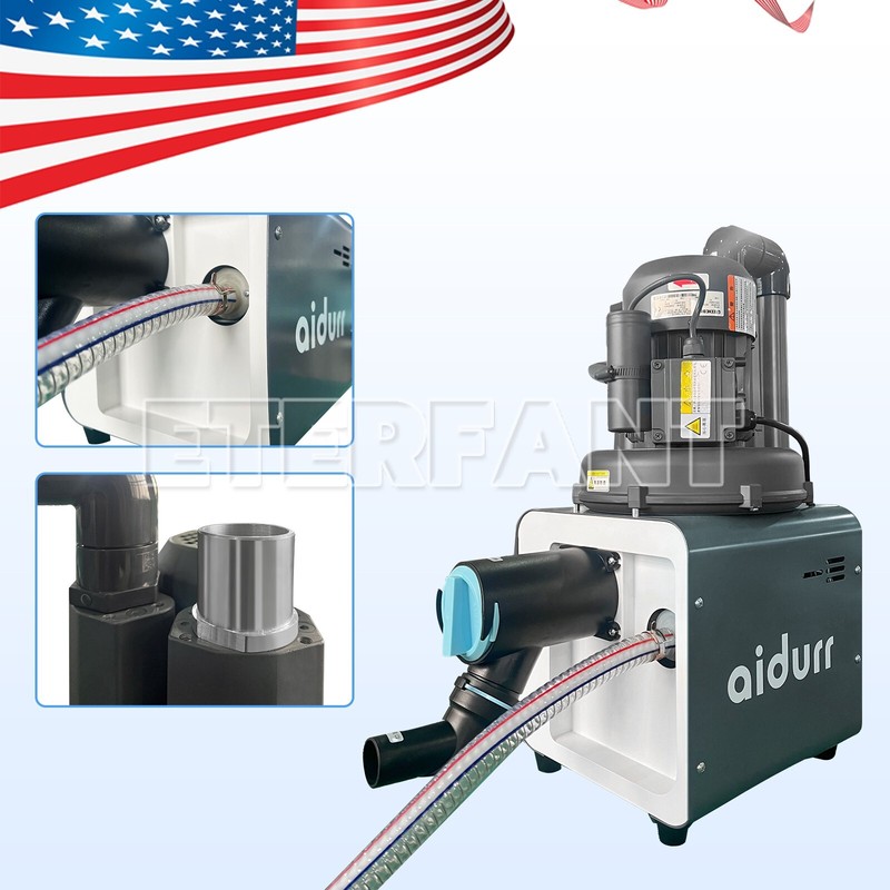 Portable Dental Suction Machine Vacuum System/50L Silent Oil-Free Air Compressor gallery