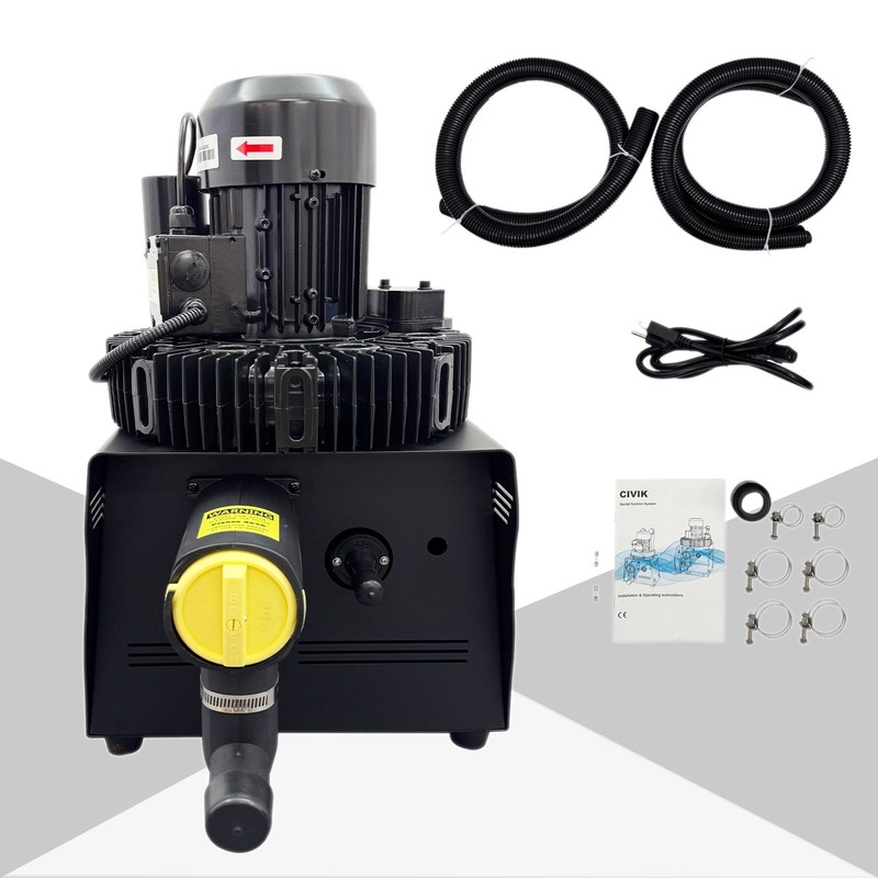 110V 600W Negative Pressure Suction Pump Vacuum Pump for 2-3 Chair 17 CFM -22Kpa