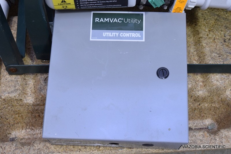 RAMVAC BISON 5 818E 1050 3 DENTAL VACUUM PUMP WITH UTILITY CONTROL BOX 601597 gallery