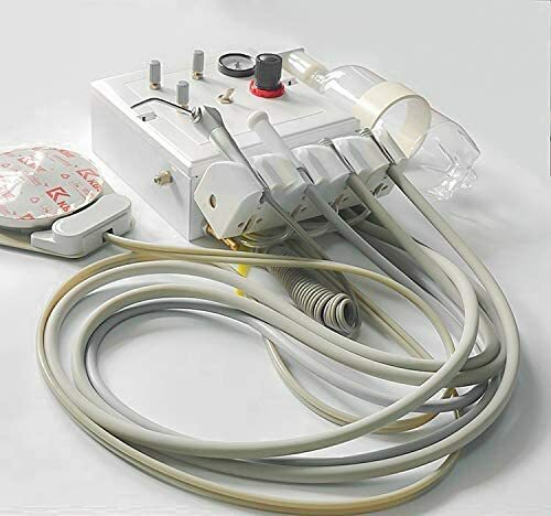 Portable Wall Hanging Dental Turbine Unit Work Syringe With Air Compressor 4H/2H gallery