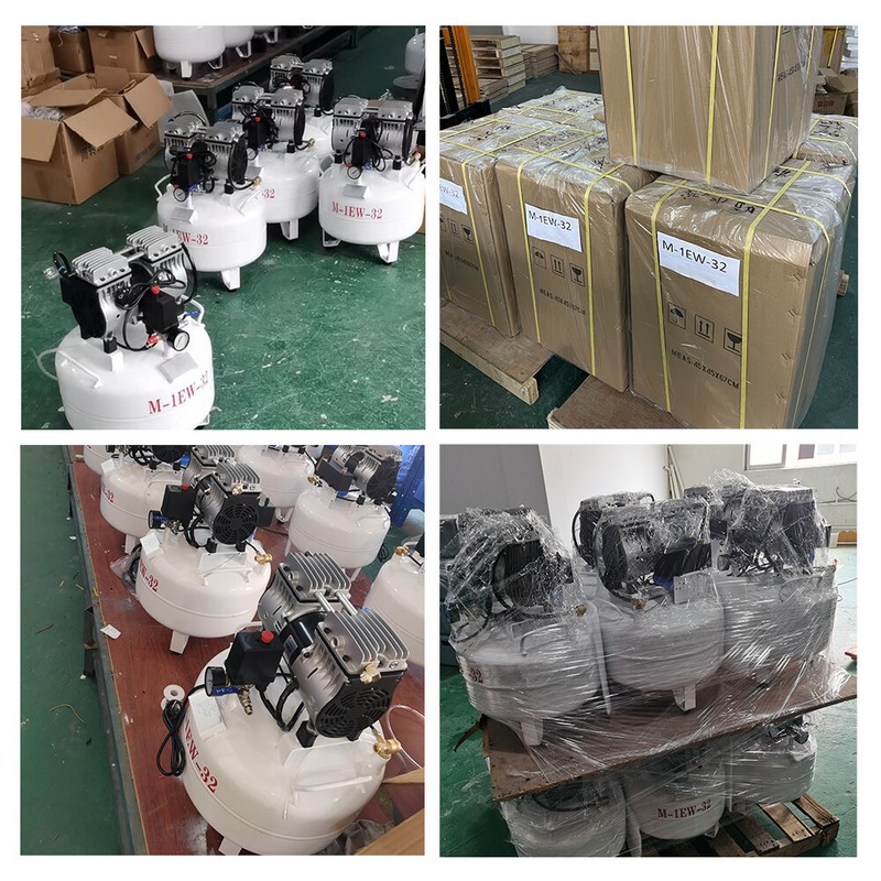 Silent 32L Dental Electric Oil-free Air Compressor M-1EW-32 for One Dental Chair gallery