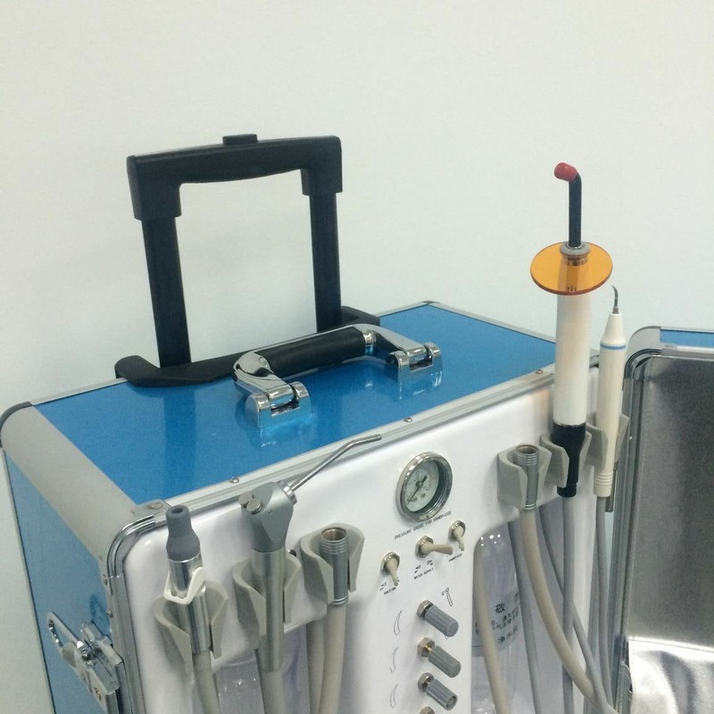 GU-P206S Dental Unit(Curing Light+Scaler)+Dental Chair P109+ Free Low Handpieces gallery