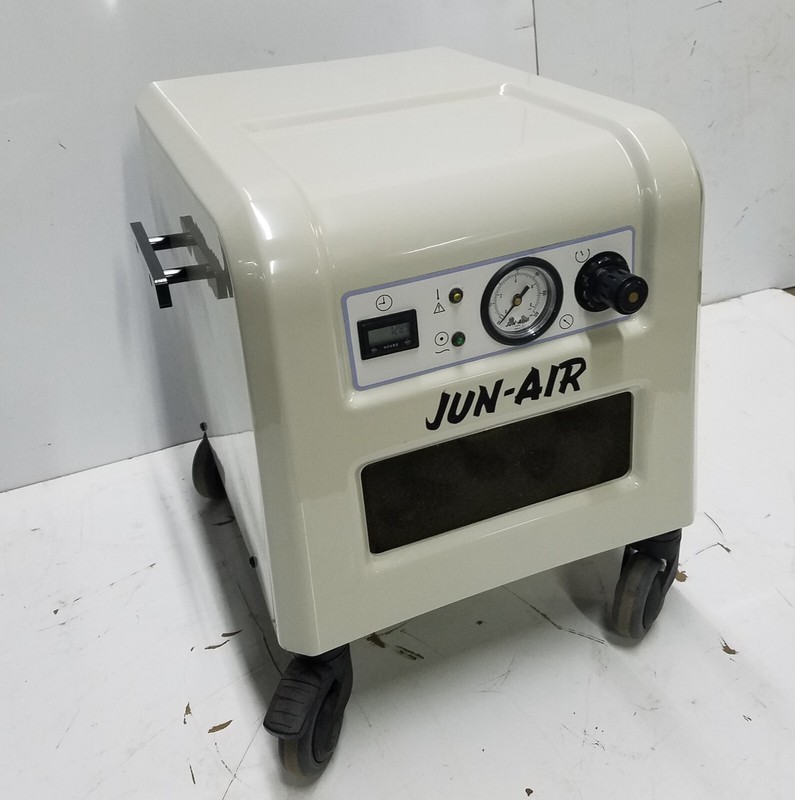 Idex Gast Jun-Air 87R-4P Silent Quiet Oil-Less Dental Air Compressor ~ REPAIR gallery