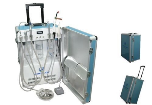 Dental Portable Unit Air Compressor+LED Curing Light+Scaler+Syringe GU-P206 2H gallery