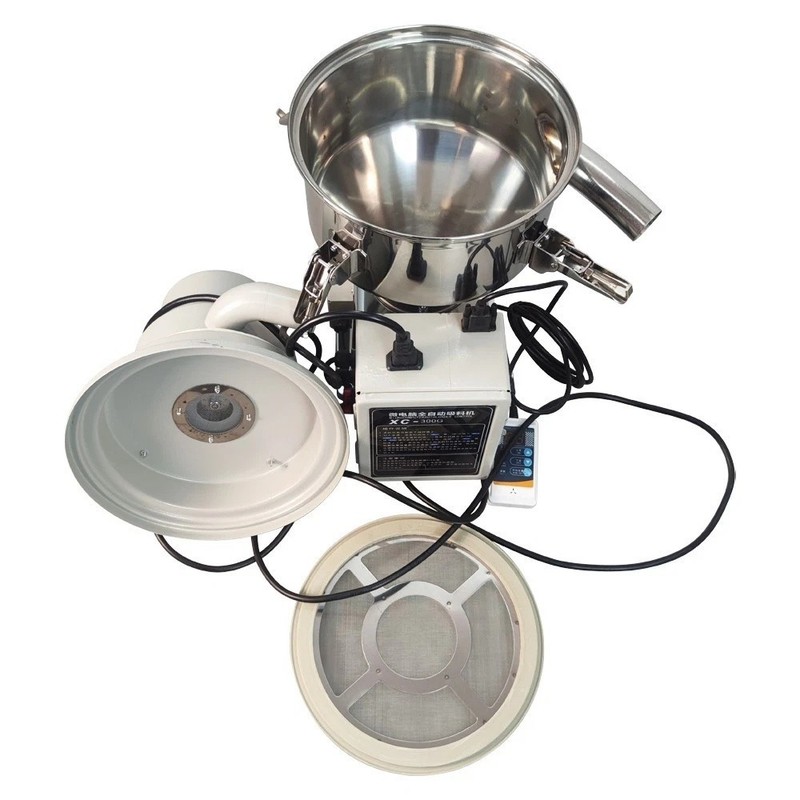 220V Auto Vacuum Suction Feeding Machine XC-300G Materials Feeder Loader 7.5L gallery