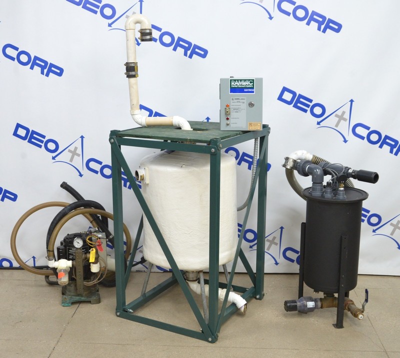 Ramvac Dental Vacuum System 590030 30 Gallon Separation Tank Air Vacuum CV 102