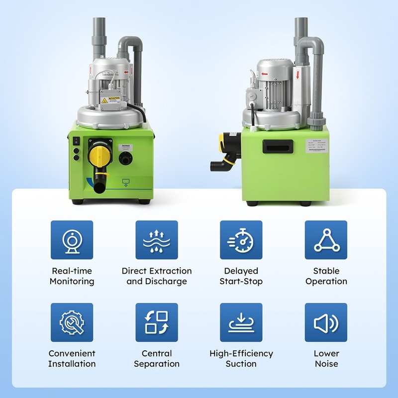 Dental Electric Suction Machine Vacuum System Strong Saliva Dry Vacuum Pump gallery