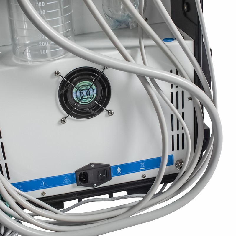 Portable Dental Unit with Built-in Air Compressor GU-P208+Scaler+Curing Light 2H gallery