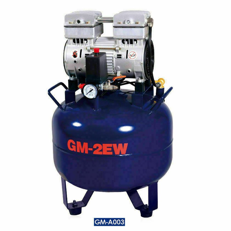 110V 850W Portable Dental Medical Air Compressor Oil Free Tank Noiseless New gallery