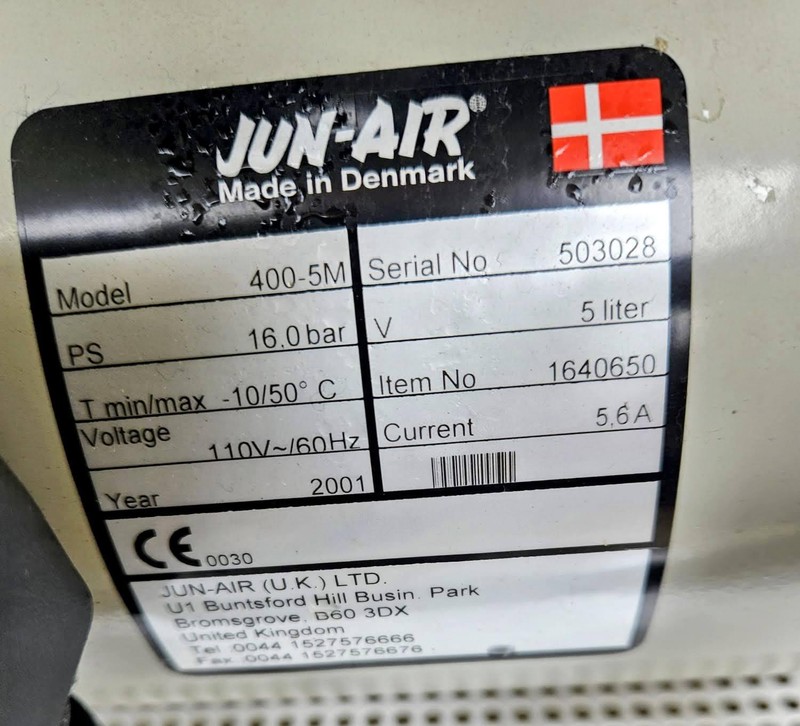 JUN-AIR™ 400-5M 5Litre Quiet Oil-less LAB AIR Compressor 90DAYWARRANTY FREESHIP gallery