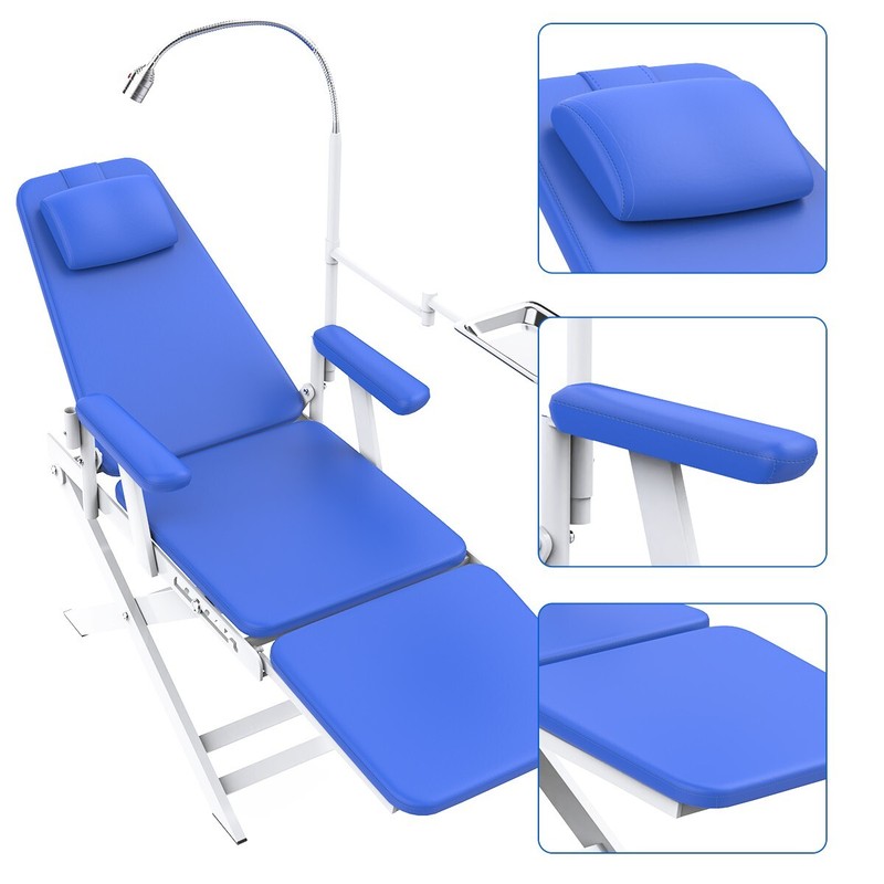 Dental Deliwery Unit Built-in Air Compressor Curing Light Scaler/Folding Chair