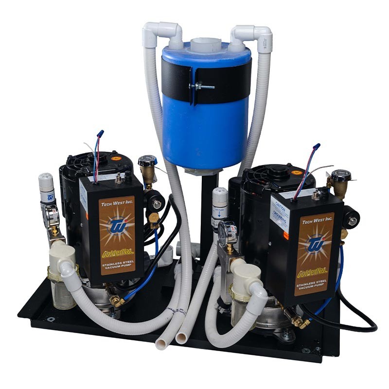 Brand new Tech west dental dual vaccum pump / goldenvac VPLG10D2