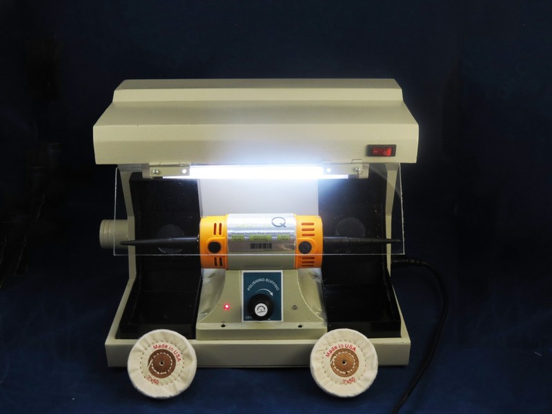 Motor Dental Lab 0-10.000 rpm Polisher Desk With Cover 110V DQ-004-1 DENTQ gallery