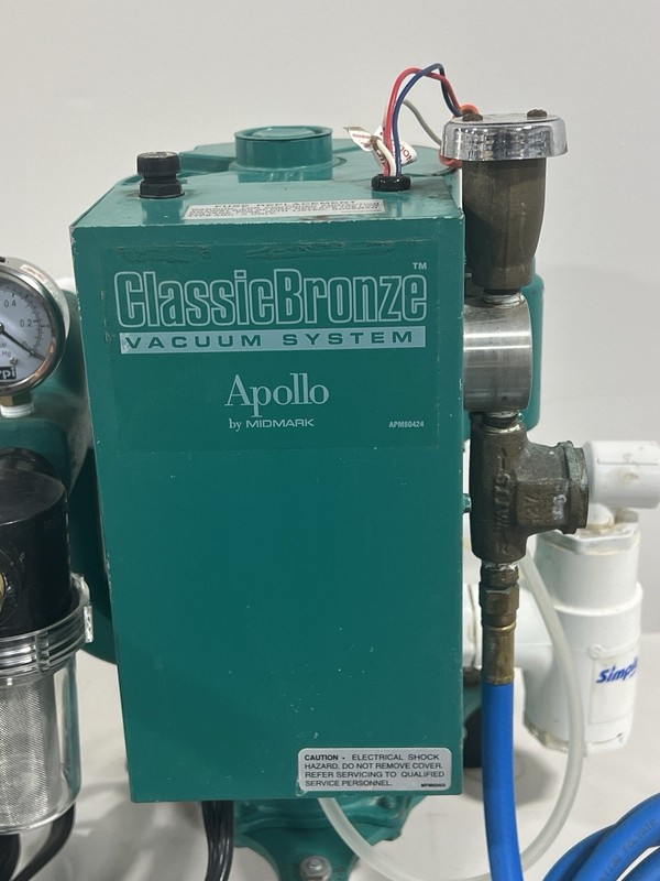 Apollo Dental Vacuum System AVB10SR 1 HP. Runs Good, Powerful!!! gallery