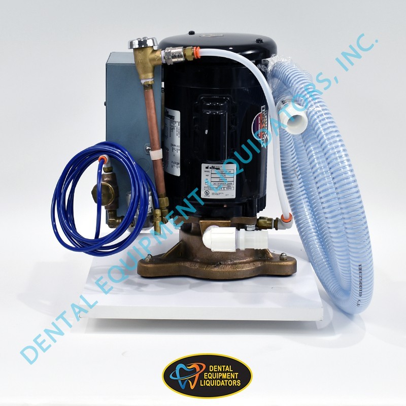 Dental Vacuum Air Techniques VacStar 20, 2 User, Single WET Vacuum Stand Alone gallery