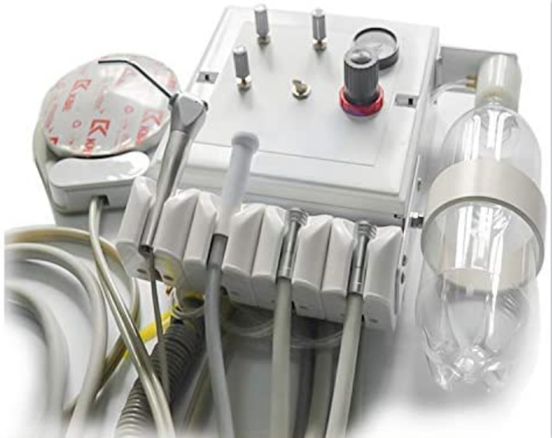 Wall-Mouted Dental Portable Turbine Unit With Air Compressor for Dental Chair US gallery