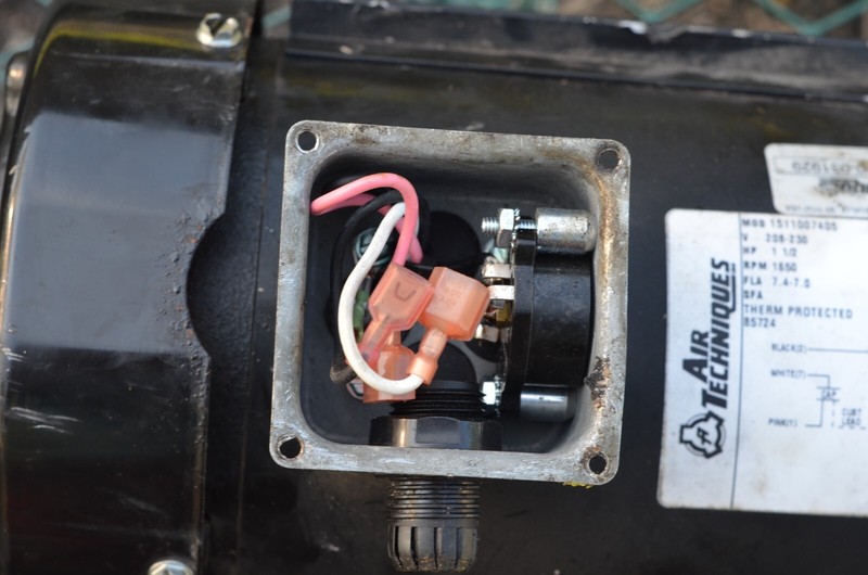 Air Techniques Dental Compressor Electric Motor 220V 1 1/2 HP - NO HEAD gallery