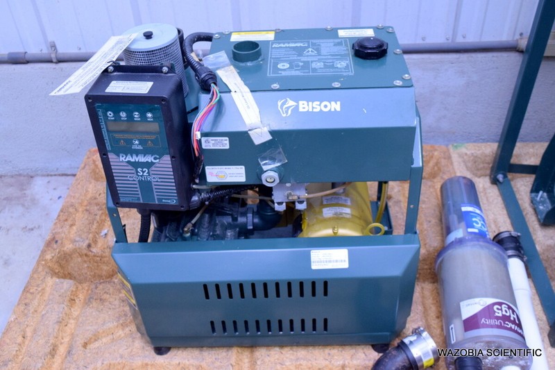 RAMVAC BISON 5 818E 1050 3 DENTAL VACUUM PUMP WITH UTILITY CONTROL BOX 601597 gallery