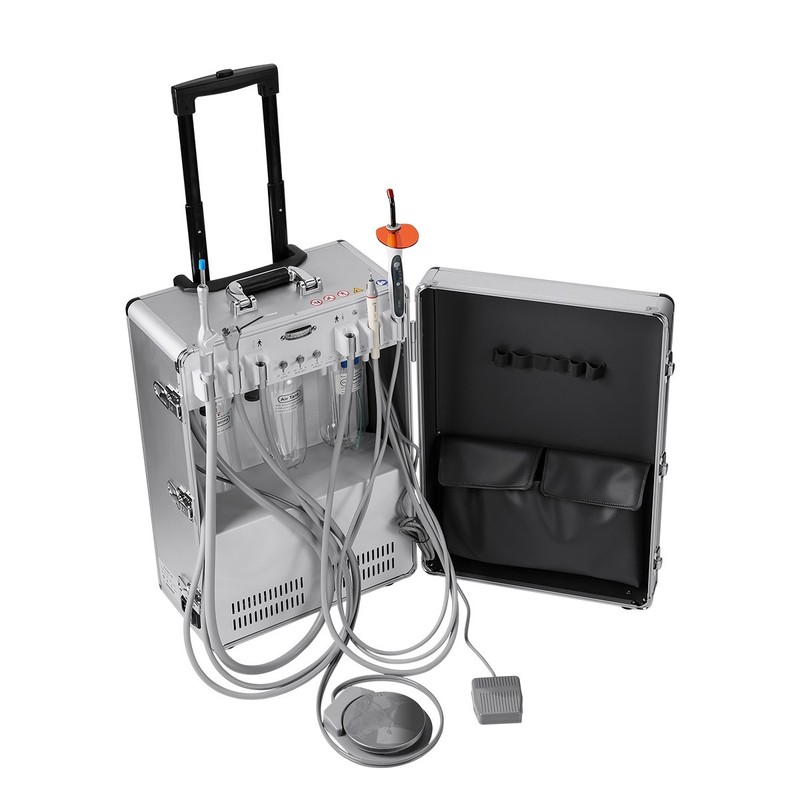 Portable Dental Delivery Unit Air Compressor Strong suction for dear friend gallery