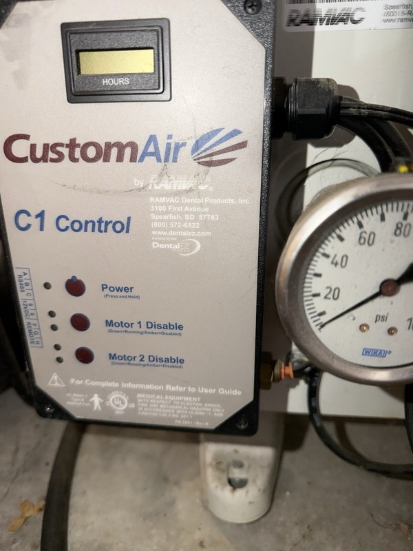 RAMVAC 1023D Oil-Free Dental Air Compressor for Dentistry gallery