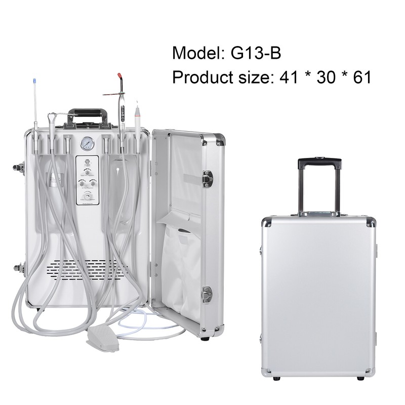 550W Portable Dental Built-in Scaler and Curing Light Mobile Treatment Machine