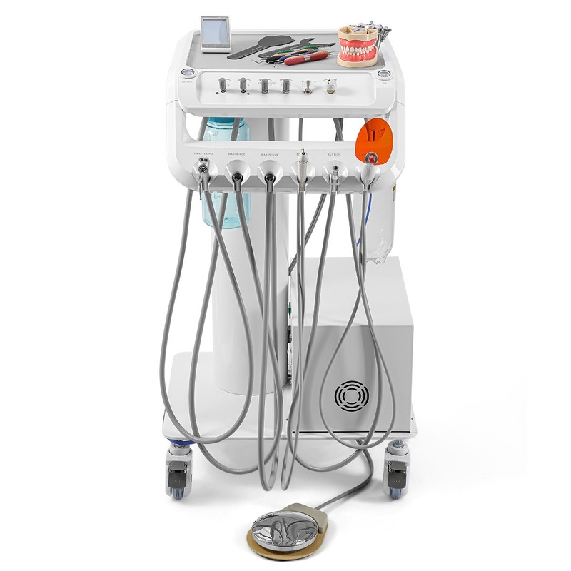 Dental Portable Delivery Unit +Woodpecker Curing Light/ Hygiene Prophy Handpiece gallery