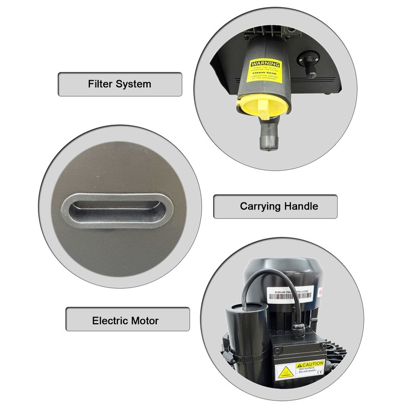 110V 600W Negative Pressure Suction Pump Vacuum Pump for 2-3 Chair 17 CFM -22Kpa gallery
