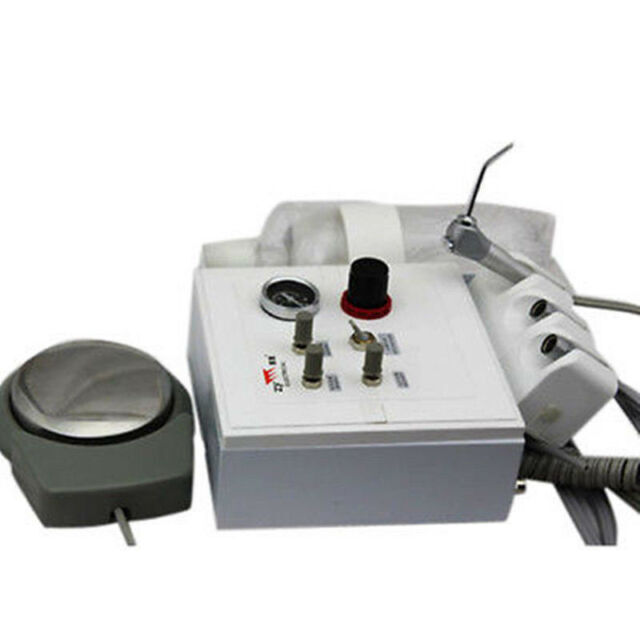 Wall-Mouted Dental Portable Turbine Unit Triplex Work Syringe Air Compressor 4H gallery