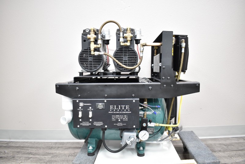 Tech West 1.5HP Elite Series Rocky Oilless Air Compressor (2-3 User) LOW HOURS