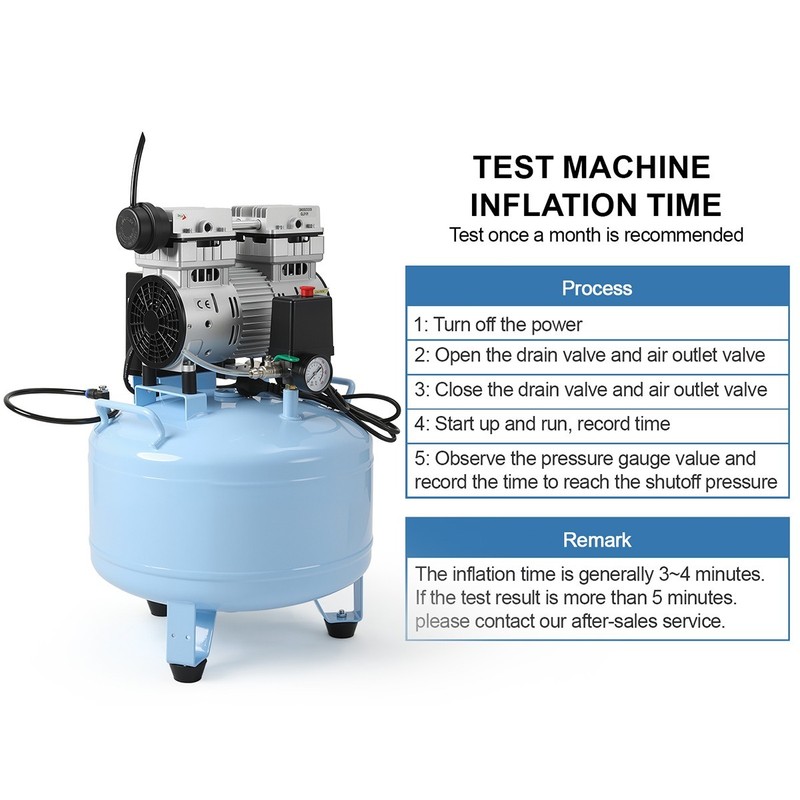 Dental Suction Unit System Negative Pressure Pump/Silent Oil-Free Air Compressor gallery