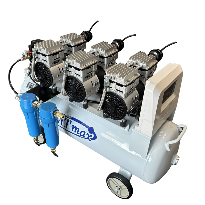 SMTmax SL-210-2SD Dental Air Compressor 3HP 110V 18Gal 2-Stage Dryer