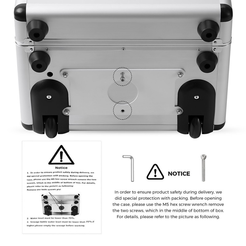 Dental Delivery Unit System Air Compressor powerful suction Ultrasoni Scaler gallery