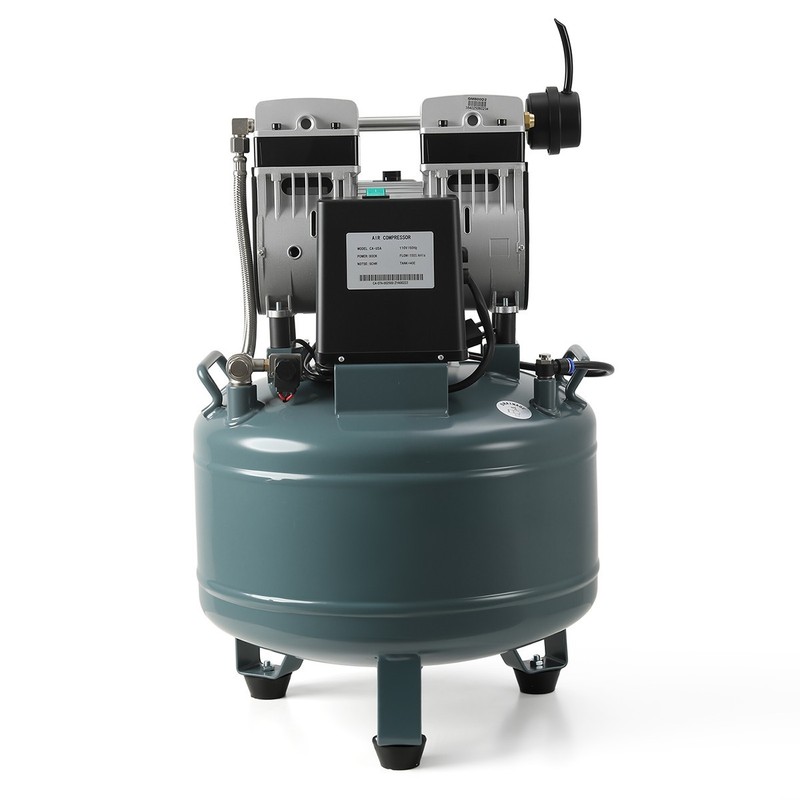 40L Portable Dental Air Compressor Oil Free Silent Air Pump 800W Air Tank Motor gallery