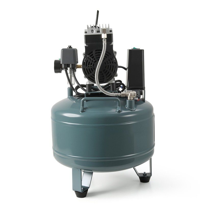 40L Portable Dental Air Compressor Oil Free Silent Air Pump 800W Air Tank Motor gallery