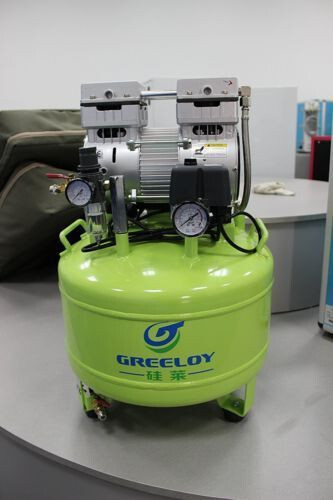 40L Silent Oiless Portable Dental Air Compressor GA-81 One for 2 Dental Chair US gallery