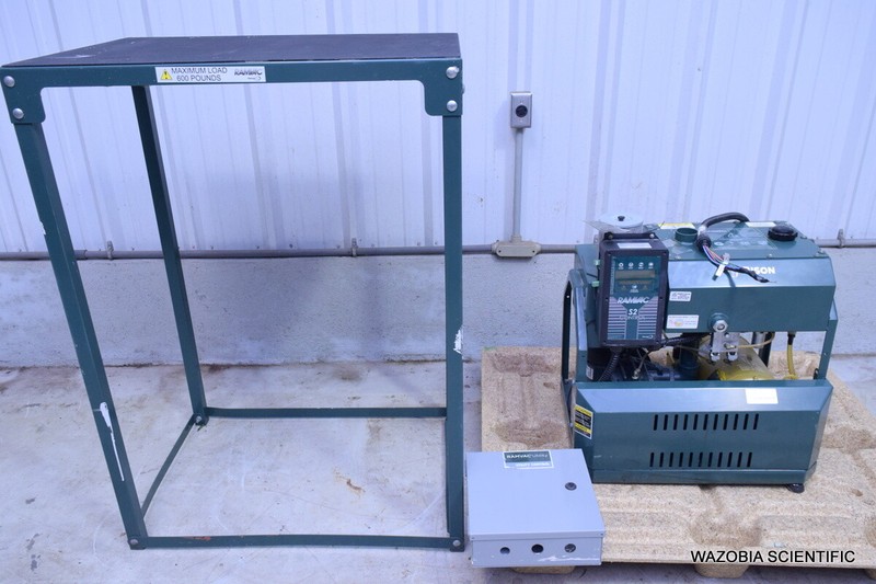 RAMVAC BISON 5 818E 1050 3 DENTAL VACUUM PUMP WITH UTILITY CONTROL BOX 601597 gallery