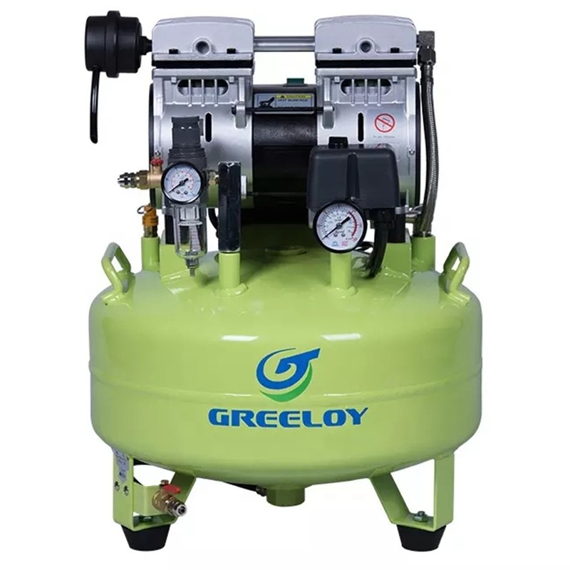 600W Portable Oil Free Dental Air Compressor with 24L Tank for One Chair GA-61 gallery